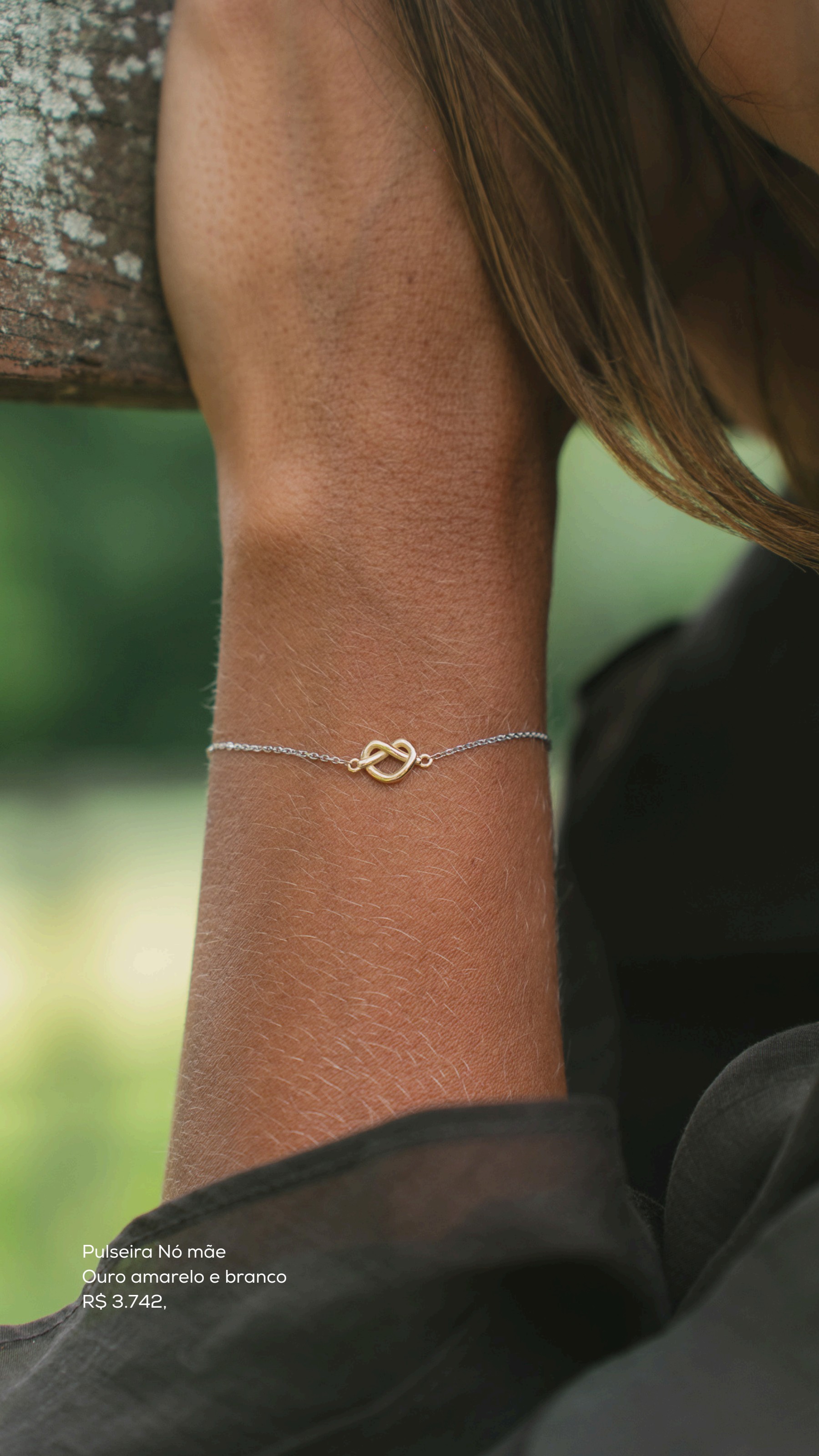 Pulseira Nó Mãe Bicolor